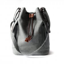 torba - grey&ecru&chocolate&camel-