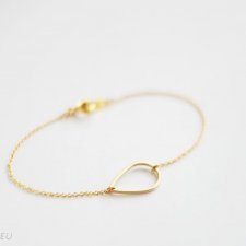 16k Gold Plated Droplet Bracelet