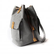 torba -grey&honey&stripes-