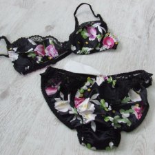 Satynowy komplet do spania NOWY