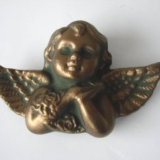 ceramiczny aniołek retro