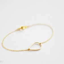 16k Gold Plated Droplet Bracelet
