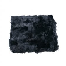 pled czarny skóra 160x200 BLACK SHEEP medium