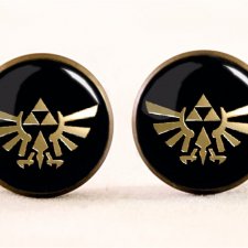 Zelda Hyrule - kolczyki sztyfty - Egginegg