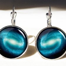 Nebula - duże kolczyki wiszące - Egginegg