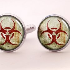 Biohazard - spinki do mankietów - Egginegg