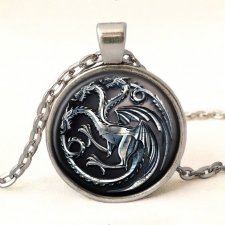 Targaryen - medalion z łańcuszkiem - Egginegg