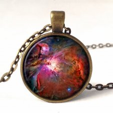 Orion Nebula - medalion z łańcuszkiem - Egginegg