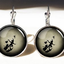 Piotruś Pan - duże kolczyki wiszące - Egginegg