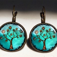 Drzewo nadziei - duże kolczyki wiszące - Egginegg