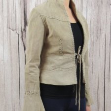 indian boho leather jacket