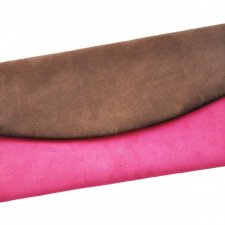Kopertówka two tone - fuksja, brąz
