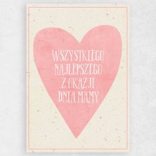 Kartka na dzień mamy|A5|papier dekoracyjny|