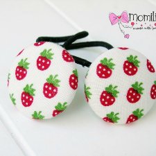 STRAWBERRY gumki do włosów