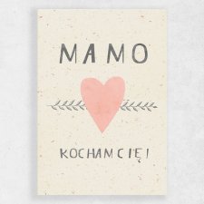 Kartka na dzień mamy|A5|MAMO-KOCHAM CIĘ|