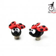 Nakrętki na TWOJE wentylki  BiEdRoNkI   prezent  od Pana Pompki