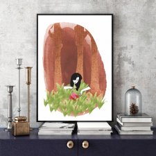 Kwiat Paproci... art print A4