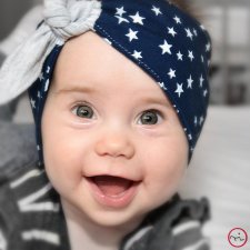 kokardka w gwiazdki :)