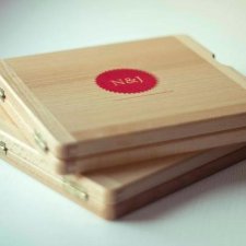 6x Personalizowane pudełka drewniane