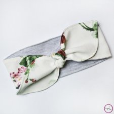 kokardka w kwiaty :)