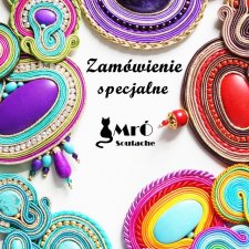 Zamówienie specjalne -Daisy- wisior soutache