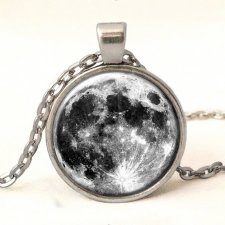 Pełnia Księżyca - medalion z łańcuszkiem - Egginegg