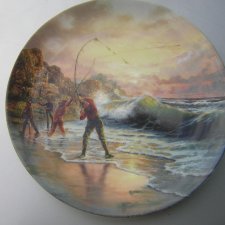 wedgwood "GONE FISHING" - "The last Cast" by Graham Twyford