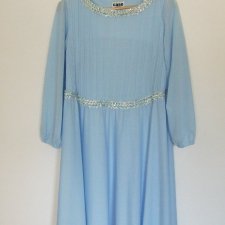 Pastelowa sukienka vintage 42/44