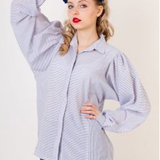 Edwardian style striped shirt