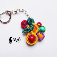 Kolorowy breloczek soutache