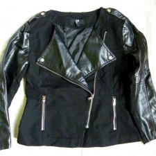 Czarna krótka kurtka, roz. 40/42