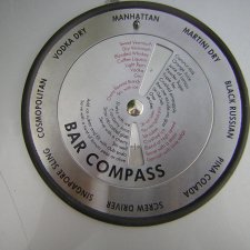 Bar Compas Fantastyczna,  użytkowa dekoracja ściągawka