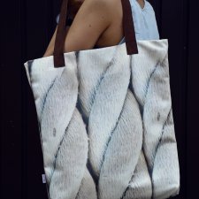 Torba Mr.m marine /uszy skóra naturalna