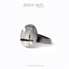 Star Girl Classic Obłoki , romantyczny pierścionek
