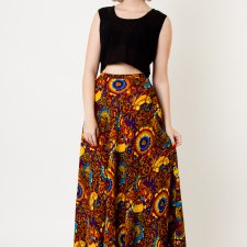 1970 vtg hippie maxi skirt