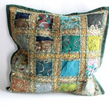 Finezyjny patchwork poszewka