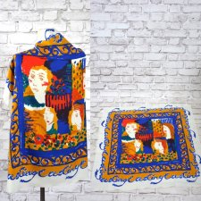 DUŻA CHUSTA W TWARZE