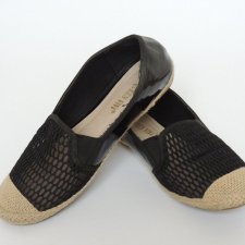 slip on espadryle siateczka