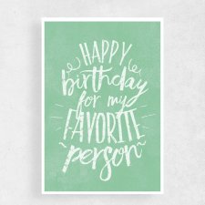 Kartka urodzinowa| A5 |Happy birthday For My ...