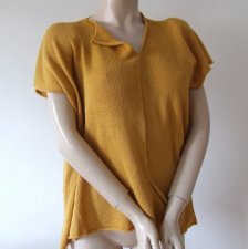 Musztardowy oversize Hermina