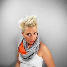 KOMIN TUBA SZAL orange
