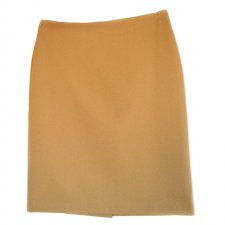 Spódnica elegancka musztardowa UNITED COLORS OF BENETTON