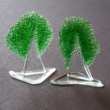 Statuetka DRZEWKO ZIELONE Granulat mały 12 cm figurka
