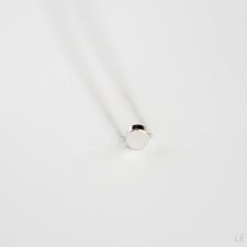 Rhodium Plated Tiny Dot Necklace