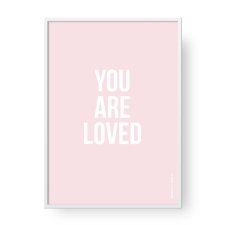 Plakat "You are loved - Pink"