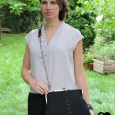 Torebka Czarna z Ćwiekami