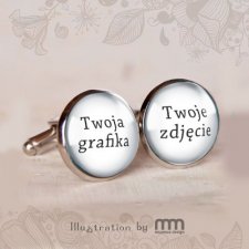 Twoje zdjęcie/grafika w spinkach