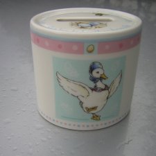 Wedgwood - JEMIMA PUDLE -DUCK 2003 Frederick Warne &Co.kolekcjonerska porcelanowa skarbonka