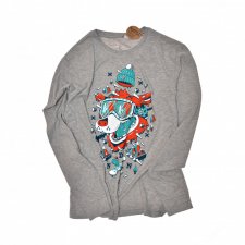 ICE BEAR ORANGE LONGSLEEVE