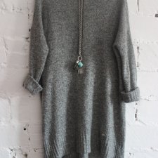 Długi asymetryczny sweter firmy LeMonada rozmiar 38/M